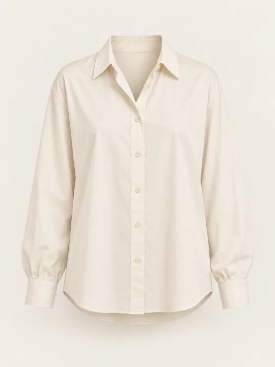 Cream Cotton Shirt